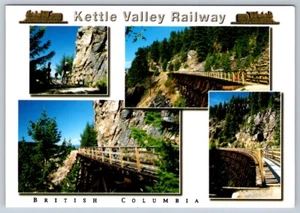Kettle Valley Railway Recreational Trail, British Columbia, Multiview Postcard - Bild 1 von 2