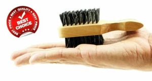 HAIR BRUSH BOAR BRISTLES (MINI) HARD & SOFT (MAGIC) FOR HAIR & BEARD - Picture 1 of 3