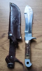 1970er Original Tonerini Scarperia Italien Messer a la Puma White Hunter - Bild 1 von 10