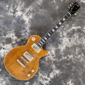 Guitarra Eléctrica Relic LP Verde Kirk Hammett Pastillas HH Envejecidas Puente Fijo - Imagen 1 de 6