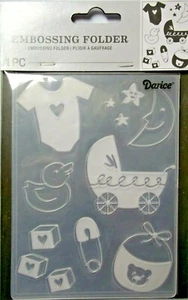 Baby   Embossing Folder  4 x 5-1/2" by Darice NIP - Picture 1 of 2