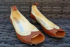 Hispanitas Girasol Peep Toe Pump, SIZE 6 - EUROPE SIZE 37, MISSING THE STRAPS - Picture 1 of 12