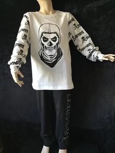 Fortnite EpicGame, Skull Trooper, Jungen Schlafanzug,140/152/164/176,,langarm - Bild 1 von 5
