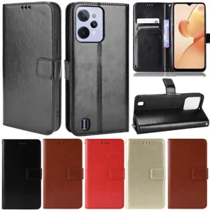 Slim Wallet Flip Cover Case For Oppo A38 A79 A58 A78 A17 A57 A77 A76 A16 A54 A74 - Picture 1 of 47