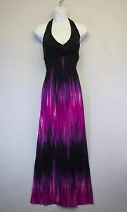 Ruby Rox Babydoll Dress Womens L Maxi A Line Y2K Whimsigoth Halter Fairygrunge - Picture 1 of 22