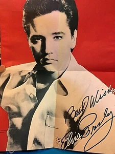 NUMBER ONE COUNTRY ELVIS PRESLEY SONGBOOK (FAIR) & POSTER FROM LOVE LETTERS (VG) - Picture 1 of 5