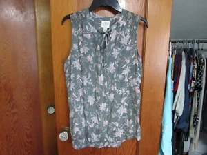 St. John's Bay brand tank blouse size L - Picture 1 of 3