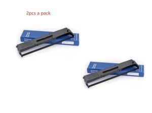 2pcs Ribbon Cartridge Black for Epson LX310 350 S015634 Dot Matrix PrintER - Picture 1 of 1