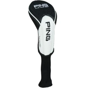 PING TOUR LITE HC FW Fairway Wood Headcover 2022 HC-P223 White/Black Japan - Picture 1 of 3