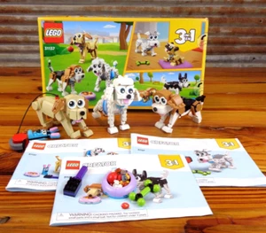 LEGO Creator 3-in-1 Adorable Dogs Building Toy Set 31137 (P167) EUC! - Picture 1 of 6