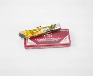 Case XX Slant Series 24 Karat Corelon Trapper 1/2500 Stainless Pocket Knife - Picture 1 of 10
