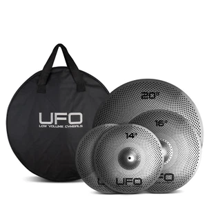 Juego de Platillos UFO Bajo Volumen Incluye 14/16/20" Y Bolsa de Platillos GRATIS UFOSET1 - Imagen 1 de 4