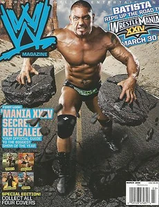 REVISTA DE LUCHA LIBRE WWE MARZO 2008 DAVE BATISTA TRIPLE H HH ENTERRADOR JOHN CENA - Imagen 1 de 1