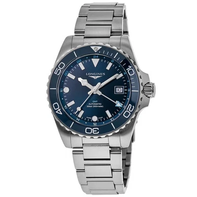 Nuevo reloj Longines HydroConquest GMT automático esfera azul para hombre L3.890.4.96.6 Foto 1 de 4