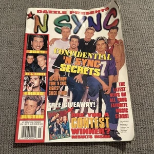 Hit Sensations Presents N Sync Magazine With Poster Inside - Picture 1 of 2