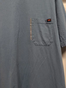 Walls  Men's  T Shirt   Size  2X L.   Blue    One. Pocket.  Short. Sleeve   Spot - Picture 1 of 5