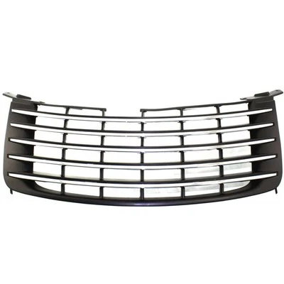 For 06-10 PT Cruiser 2.4L Front Grille Assembly Black Paintable w/Chrome Molding Foto 1 de 4