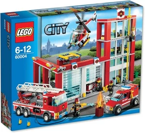 LEGO City 60004 Fire Station Set – New & Sealed – 753 Pieces - Ages 6-12 - Picture 1 of 5