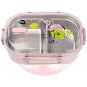 Stainless Steel Lunch Box Multi Layer with Space Saving Nesting Feature - Picture 1 of 14