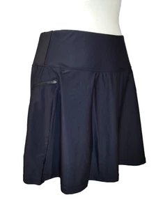 Swim Sports Skirt Size Large Black with Built in Shorts, Zip Pockets NWT - Picture 1 of 15