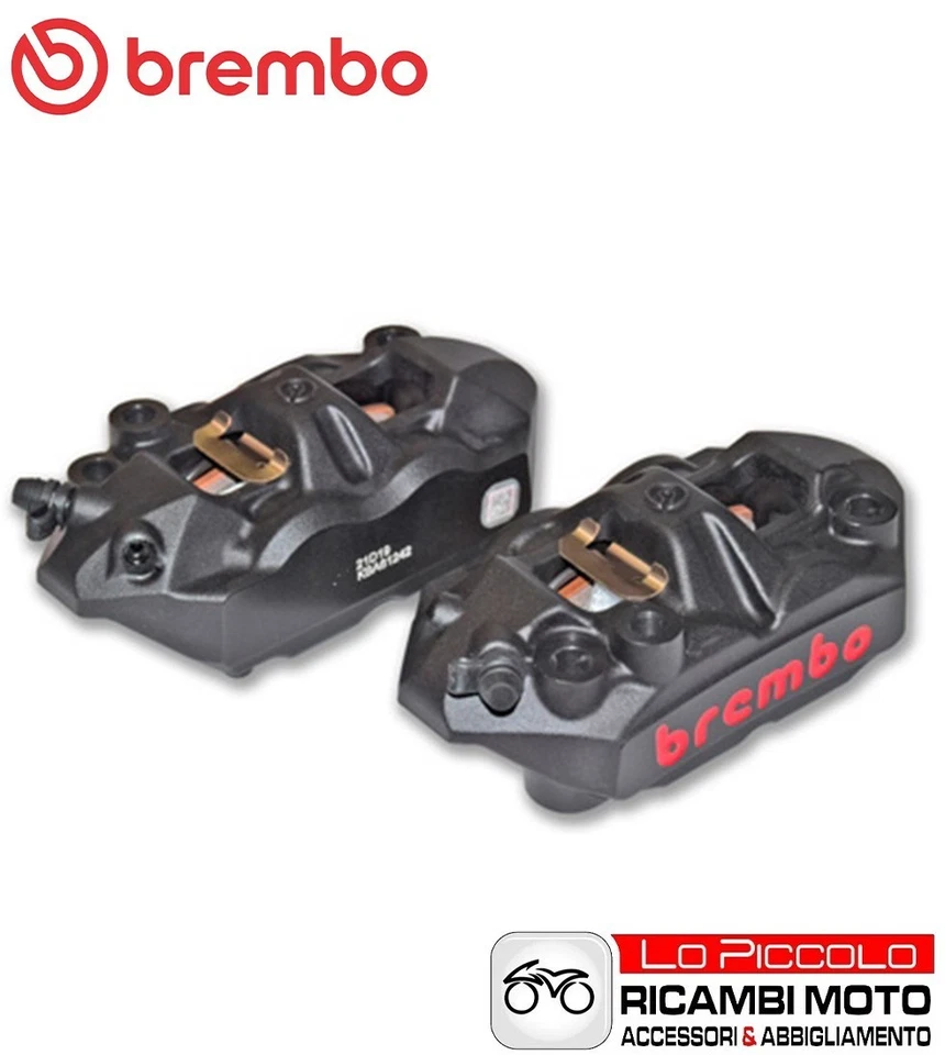 KIT PINZE FRENO RADIALI BREMBO M4 108mm SUZUKI GSX-R 1000 2007 2008 2009 2010 - Immagine 1 di 4