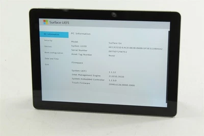 Microsoft Surface Go 1825 1ª Generación 10" Pentium 4415Y 128GB SSD 8GB RAM SIN SISTEMA OPERATIVO Foto 1 de 4