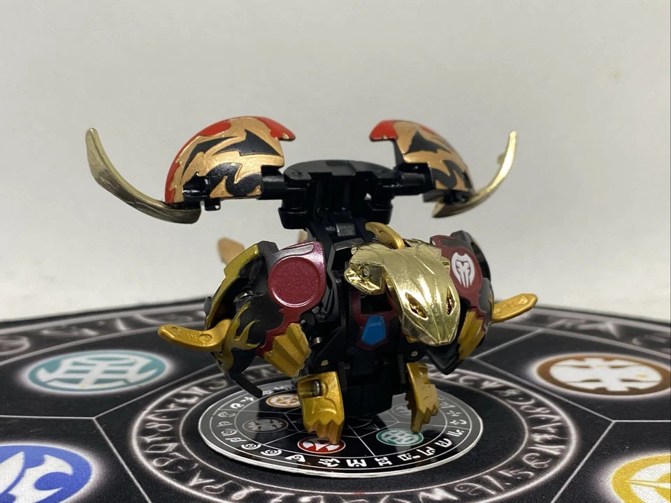 Bakugan Bakutech Darkus Go Dragaon Dragonoid God 3 Black Gold Jigen MG VHTF - Image 1 of 4