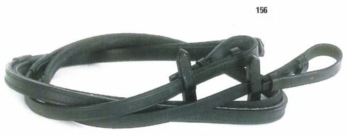 Heritage English Leather Inside Grip Reins Black Havana Full Size