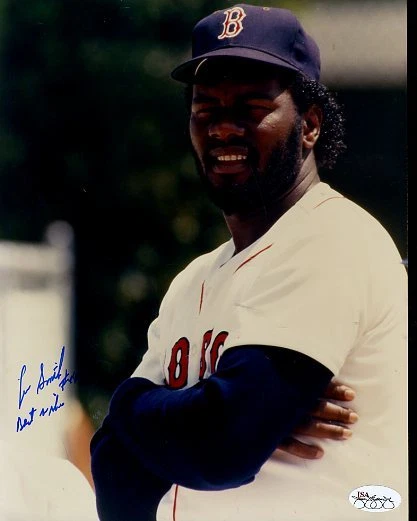 Lee Smith Red Sox Signed Jsa Cert Sticker Authentic Autograph - Image 1 of 1