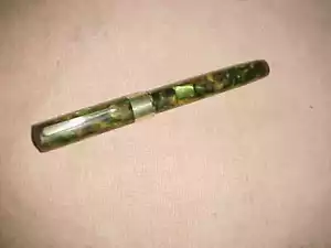 94 PENNA WATERMAN - BORDO ORO 14K - GEMMA AGATA MUSCHIO - ROSSA NUOVA CON SCATOLA Art Decò 1931-39 - Foto 1 di 12