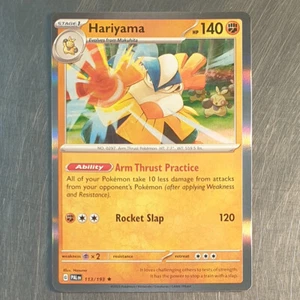 2023 Pokemon Scarlet Violet Paldea Evolved Rare Holo Hariyama Card 113/193 - Picture 1 of 2
