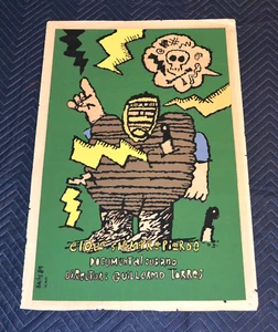 1989 Original Cuban Movie Poster Plus Mockup.Baseball art.Catcher.Gallery piece. - Bild 1 von 8