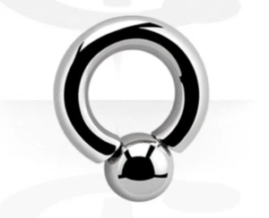 SCHWERE STÄRKE CBR PRINCE ALBERT, BRUSTWARZE, PA-RING 5 MM X 16 MM & 16 MM SCHRAUBE IN KUGEL, UK! - Bild 1 von 1