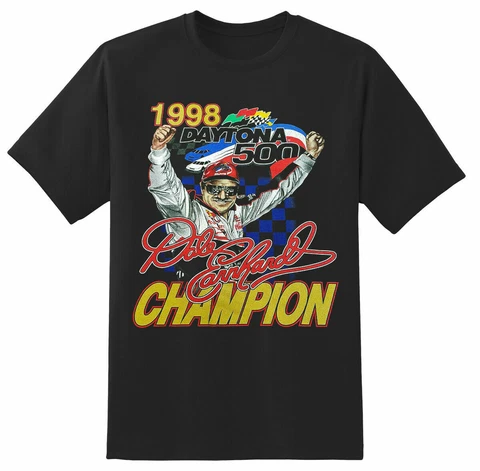 Vintage Dale Earnhardt T Shirt 1998 Daytona 500 Size S-5XL UNISEX SPORT MEN TEE Cover