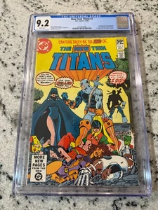 New Teen Titans # 2 CGC Graded 9.2 DC Comic Book 1st Deathstroke Appearance JH10 - Picture 1 of 3