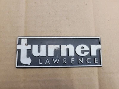 Turner Lawrence Car Dealership Dealer Emblem Badge Logo Nameplate Name Insignia - Image 1 of 2