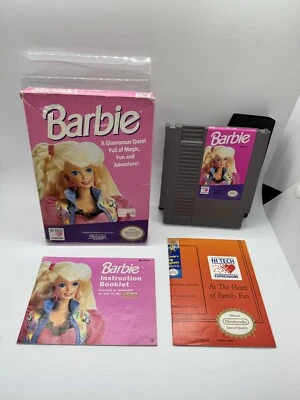 Barbie - Nintendo NES CIB Complete W Poster Rare! - Image 1 of 4