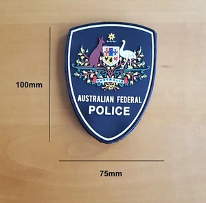 Australian Federal Police Floral Style Rubber Patch (social never issued) - Picture 1 of 1