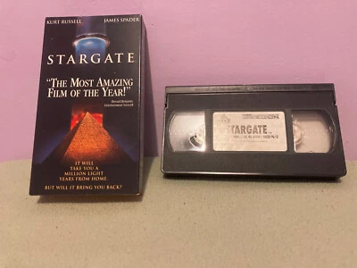 Stargate (VHS, 1995) Movie Rated PG-13 Fantastic Shape James Spader Kurt Russell - Image 1 of 4