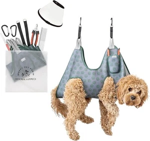 Dog Grooming Hammock Harness Set for Medium Dogs, Dog Sling for Nail Clipping - Picture 1 of 13