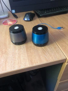 Two HMDX Jam HX-P230A Wireless Bluetooth Speakers. For parts or not working?? - Picture 1 of 2