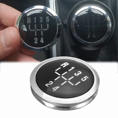 Para Vauxhall/Opel Signum 5 Velocidades Cambio Pomo Emblema Insignia Tapa Cubierta - Imagen 1 de 4