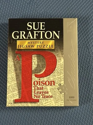 Sue Grafton Mystery Jigsaw Puzzle A Poison That Leaves No Trace - Open box - Image 1 of 4