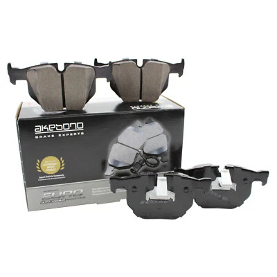 Pastillas de freno de disco cerámicas traseras Akebono Euro Premium para BMW E70 F15 X5 E71 F16 X6 Foto 1 de 4