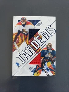 2003-04 ITG BAP Memorabilia Series Tandems Roberto Luongo Jani Hurme Jersey Card - Picture 1 of 10