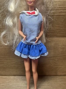 Barbie Yacht Club Fashions Nautical Dress 702 - Picture 1 of 17