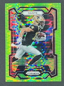 CHRIS OLAVE 2023 Panini Prizm #212 Green Pulsar Prizm New Orleans Saints - Bild 1 von 2