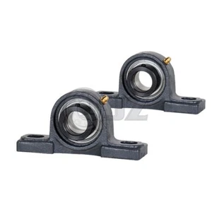 2x 1,25 in bloques de almohada hierro fundido SAP206-20 rodamiento montado SA206-20G + P206 - Imagen 1 de 2