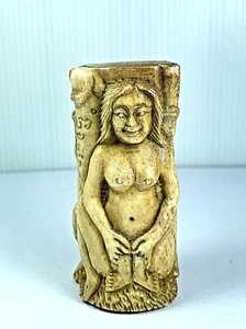 EROTIC OLD CARVED MAE PER PALADKIK KRING BELL INSIDE STATUE FETISH TTHAI AMULET  - Picture 1 of 12