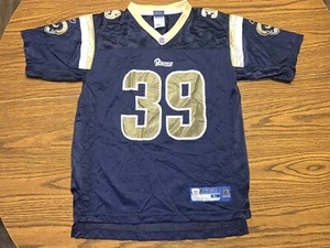 Youth Reebok St. Louis Rams Steven Jackson #39 Jersey Size Large (14-16) Navy - Picture 1 of 12